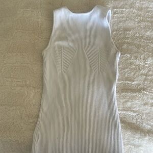Cute White Sweater Sleeveless